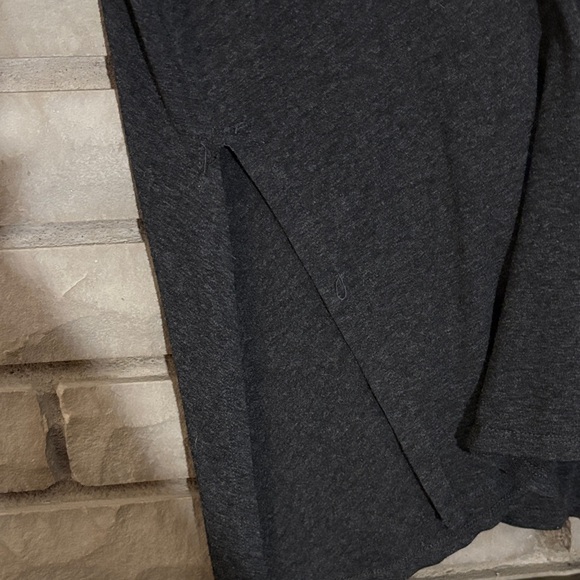 Dark Gray 3/4 Sleeve Tunic Top - Picture 5 of 10